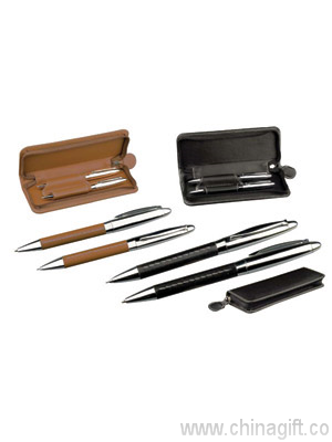 Classic ball point pen and pencil set