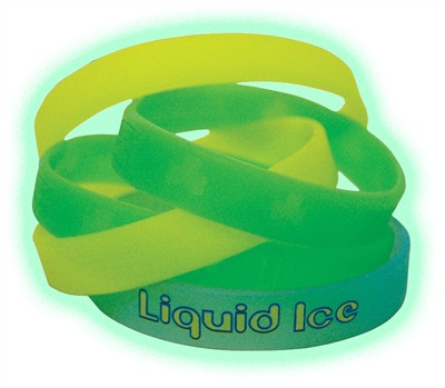 Debossed Glowing Wristbands