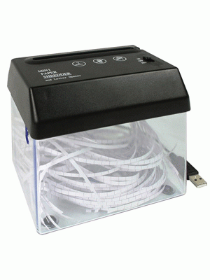 USB Shredder with Letter Opener