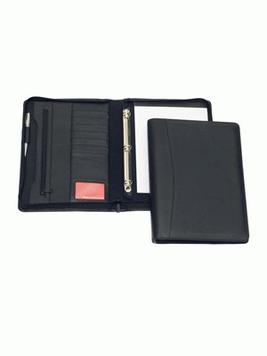 Cambridge Leather 3 Ring Compendium
