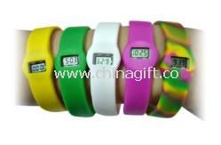 Coloful silicone quartz watch