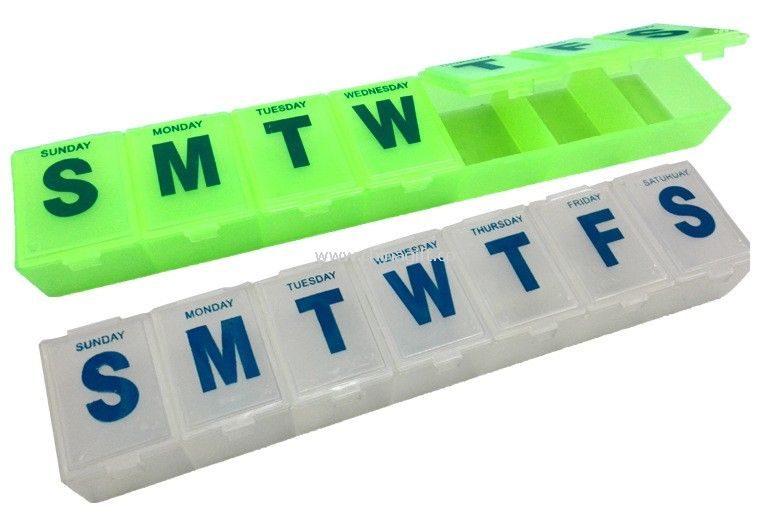 Detachable 7case medicine box 7 day pill box