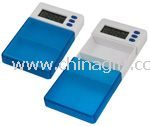 Pill box with time alarm