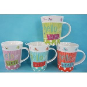 Ceramic decal mug in new bone china