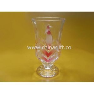 Customized Logo Printed Ice Cream, Fruit Juice Drinking Glass Cup