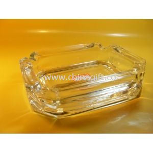 Mini Painting Clear Glass Ashtray