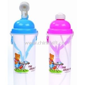 Non Toxic Lightweight Reusing Colorful Kids Plastic Water Bottles