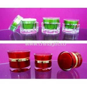 White Airless Eco Friendly PP / PE Small Plastic Cosmetic Containers / Jars
