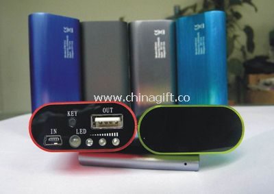 5200mah Aluminum power bank with cash check lamp