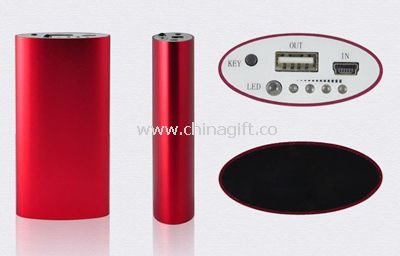 Aluminum alloy power bank with cash check lamp 5200mah