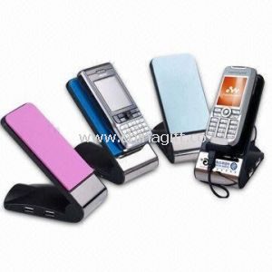 4-port USB HUB s držák mobilních telefonů