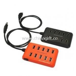Flashboard shape 10-Port USB HUB