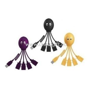Octopus shape 4-Port USB HUB