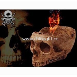Skull shape 4-Port USB HUB with Ashtray