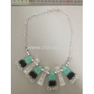 ABS and Alloy hand made necklace