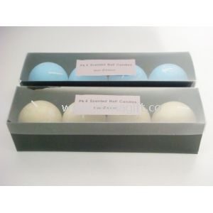 Ball candle gift set