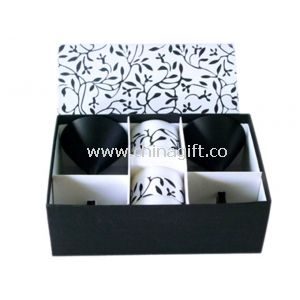 Black/White candle set