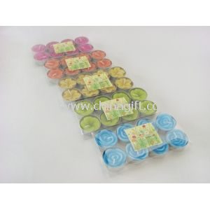 Flower tealight candle