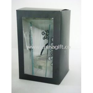 Glass duft olje brenner Gavesett og 8ml oljeflasken