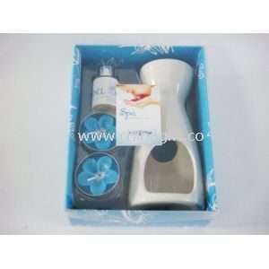 White Ceramic Tealight Oil Burner Gift Sets