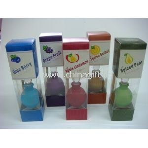 Pumpkin glass reed diffuser gift set
