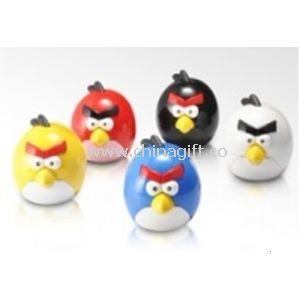Angry Bird Shape and Portable Rechargeable Mini Speakers