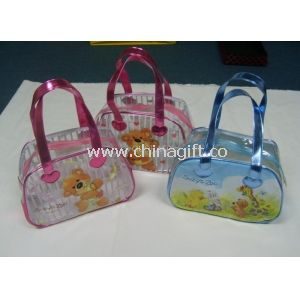 Bear cartoon PVC handbags