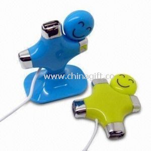 Dollface shape 4-Port USB HUB