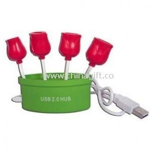 Tulip shape 4-Port USB HUB