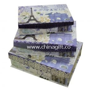 Art Paper Keepsake Gift Boxes Flap Magnet in Set