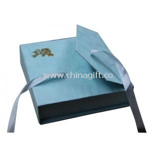 Ring Paper Blue Keepsake Gift Boxes For Jewelry