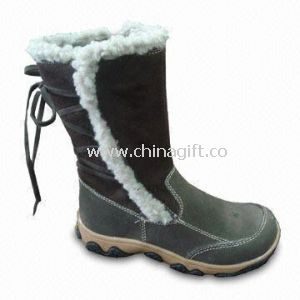 Casual Boots with TPR Sole and Suede Upper