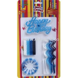 Swirl Craft Party Candle