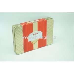 Tincan for cookie with customers logo