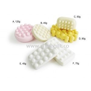 Massage hotel soap by different shapes and colors