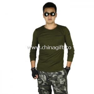 Green Cotton Mens Cargo Shirt