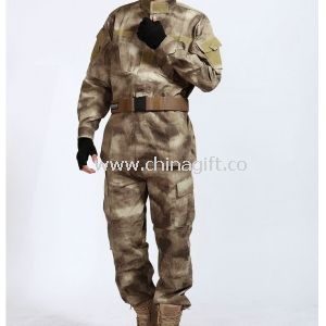 Military Fatigues Camouflage A-Tacs Army Uniform For Battle , Combat