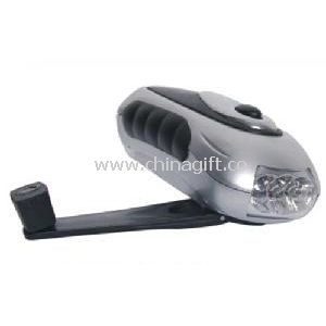 3 LED Super Bright Hand Cranking Dynamo Light