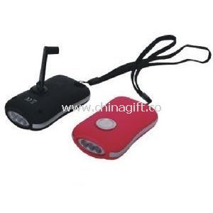 3LED Super Bright Hand Cranking Dynamo Light