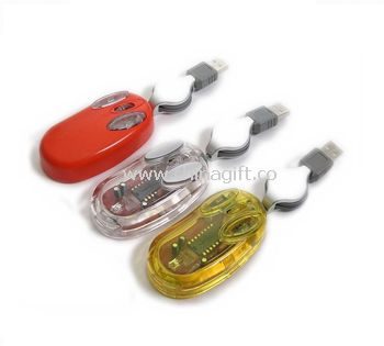 Retractable mini mouse