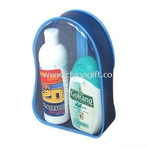 Transparent Clear PVC Bags For Cosmetic Packaging