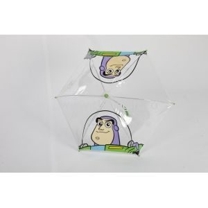 16 Inch Kids Rain Umbrellas Clear PVC