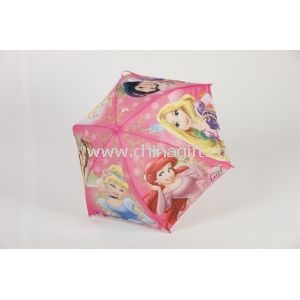 Girl Cartoon Straight Kids Parasol Umbrellas