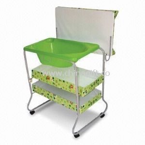 Baby Changing Bathtub with Lock Wheels Stand