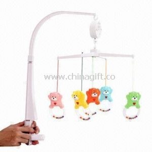Baby mobiles, rotated to lovely lullaby