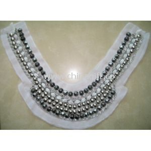 Hand made crystal bead collar necklace