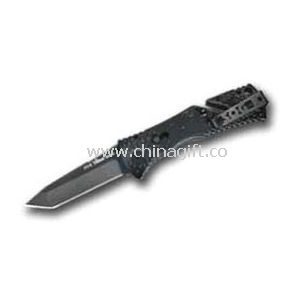 Comfortable for finger hold copper handle folding knife