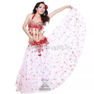 Pohodlné pěkný tisk Belly Dance sukně