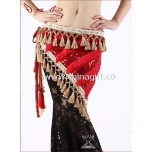 Mysterious Tribal style Belly Dance Hip Scarves with little diamond
