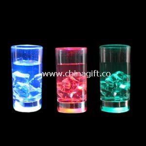 Bullet style Flashing Cup with 3 multicolor Leds